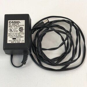 Casio AC Adapter Model AD-A60024 For Electronic Calculator